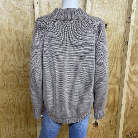 Brown Nanette Lepore Chunky Knit Long Sleeve Pullover Sweater (NWT) - Picture 4 of 6